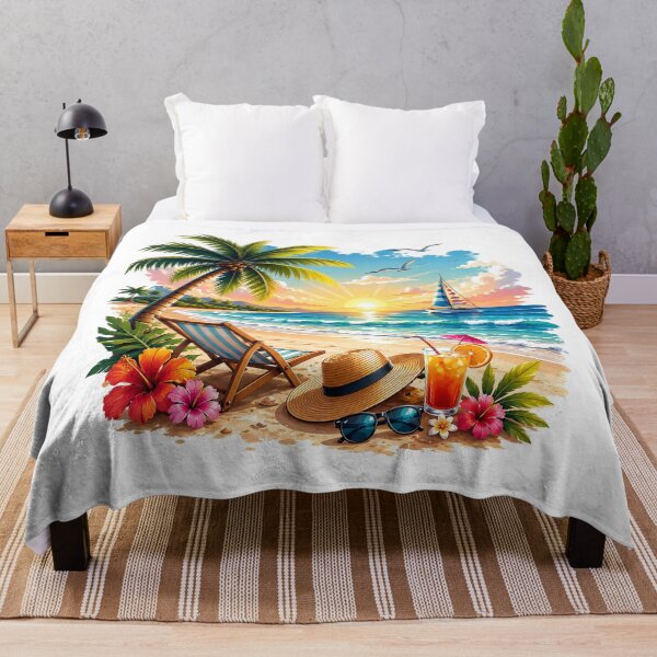 Item preview, Summer Vacation Paradise Beach Escape designed and sold by ali prints.
