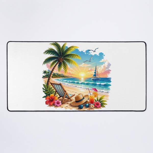 Item preview, Summer Vacation Paradise Beach Escape designed and sold by ali prints.