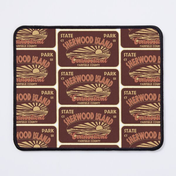 Item preview, Sherwood Island State Park, Fairfield County, Connecticut, badge design designed and sold by Wanderful-roads.