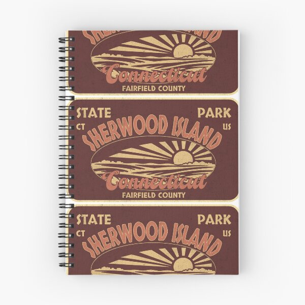 Item preview, Sherwood Island State Park, Fairfield County, Connecticut, badge design designed and sold by Wanderful-roads.