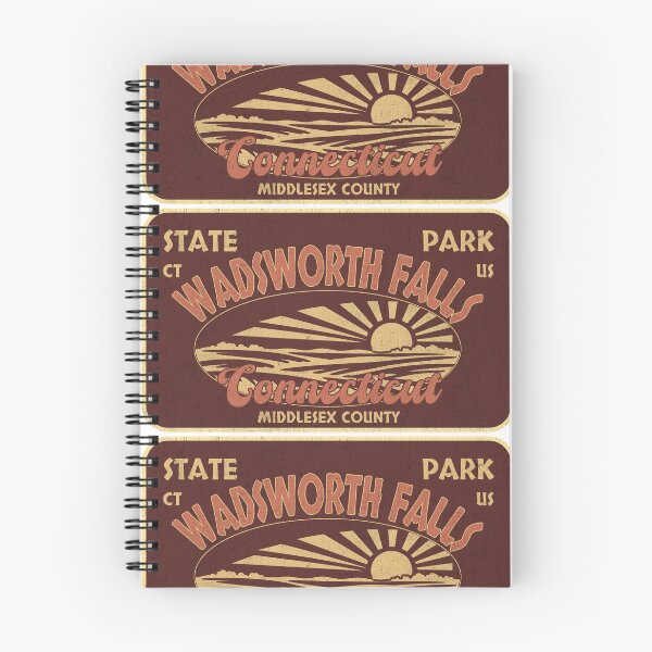 Aperçu de l'œuvre Conception d'insigne pour le parc d'État de Wadsworth Falls, comté de Middlesex, Connecticut créée et vendue par Wanderful-roads.