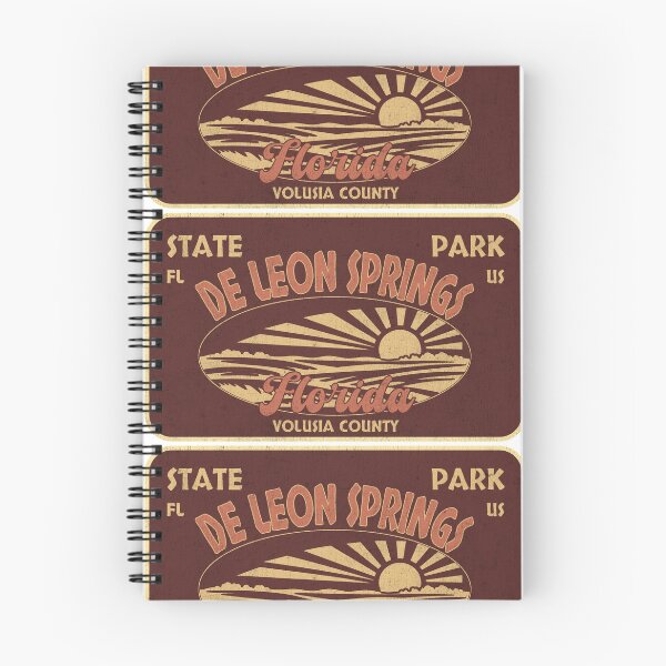Item preview, De Leon Springs State Park, Volusia County, Florida, badge design designed and sold by Wanderful-roads.