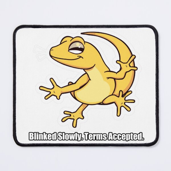 Item preview, Gecko - Blinked Slowly Terms Accepted - Funny Gecko Gift designed and sold by pawdrops.