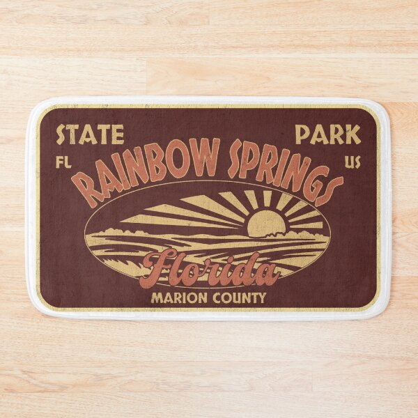 Item preview, Rainbow Springs State Park, Marion County, Florida, badge design designed and sold by Wanderful-roads.