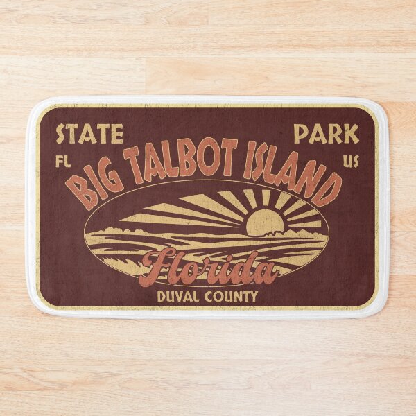 Item preview, Big Talbot Island State Park, Duval County, Florida, badge design designed and sold by Wanderful-roads.