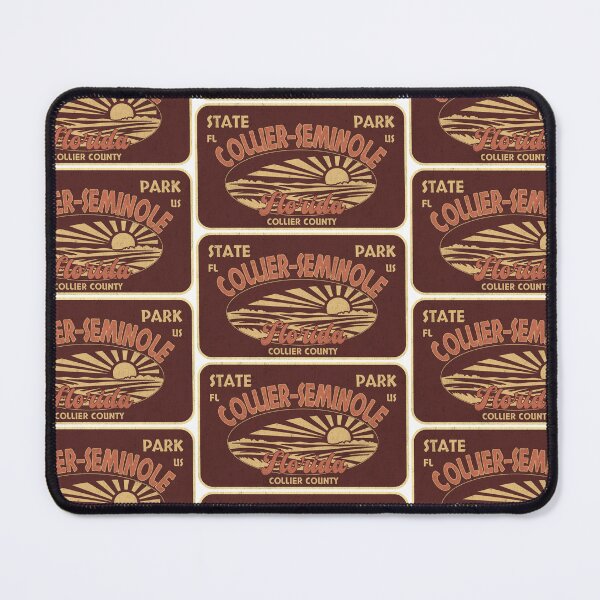Item preview, Collier-Seminole State Park, Collier County, Florida, badge design designed and sold by Wanderful-roads.