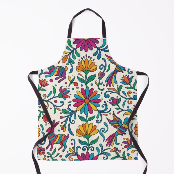 Item preview, Mexican Folk Art Animal & Floral Seamless Pattern | Colorful Otomi-Inspired Botanical Design designed and sold by lavanya11.