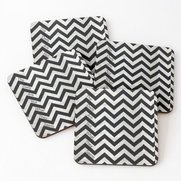 Item preview, The Owls Are Not What They Seem Chevron Art designed and sold by FineArtShirts.