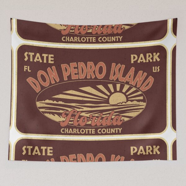 Item preview, Don Pedro Island State Park, Charlotte County, Florida, badge design designed and sold by Wanderful-roads.