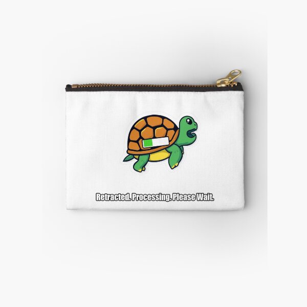 Item preview, Turtle - Retracted Processing Please Wait - Funny Turtle Gift designed and sold by pawdrops.
