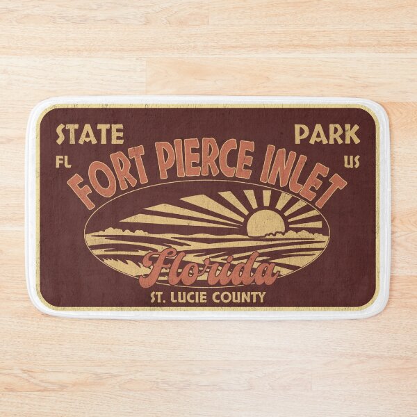 Item preview, Fort Pierce Inlet State Park, St. Lucie County, Florida, badge design designed and sold by Wanderful-roads.