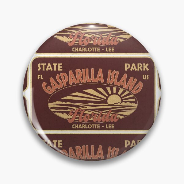 Item preview, Gasparilla Island State Park, Charlotte - Lee, Florida, badge design designed and sold by Wanderful-roads.