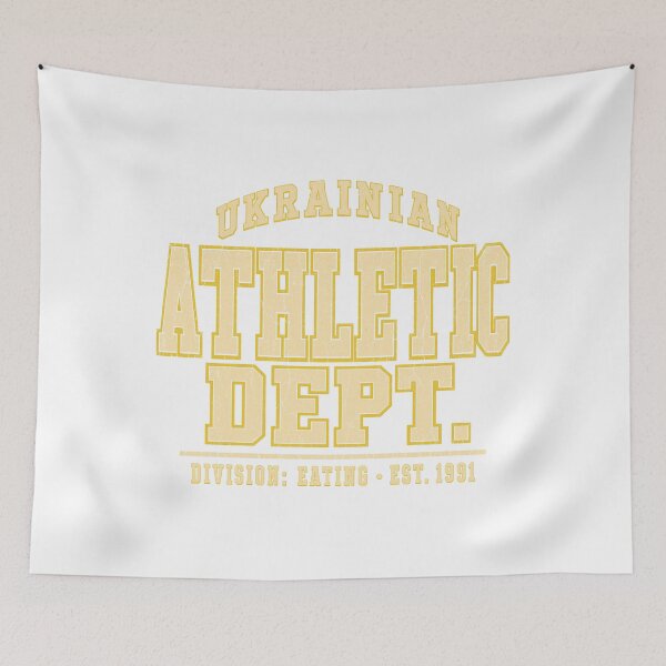 Item preview, Ukrainian Athletic Dept Vintage Typography designed and sold by ML-Media.