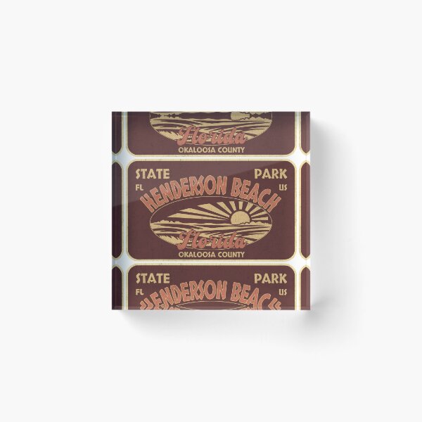Item preview, Henderson Beach State Park, Okaloosa County, Florida, badge design designed and sold by Wanderful-roads.