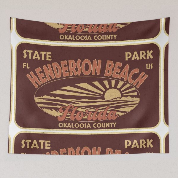 Item preview, Henderson Beach State Park, Okaloosa County, Florida, badge design designed and sold by Wanderful-roads.