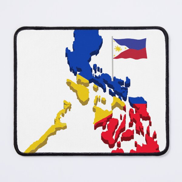 Item preview, Philippine Map with Flag Design designed and sold by EcilStudio.