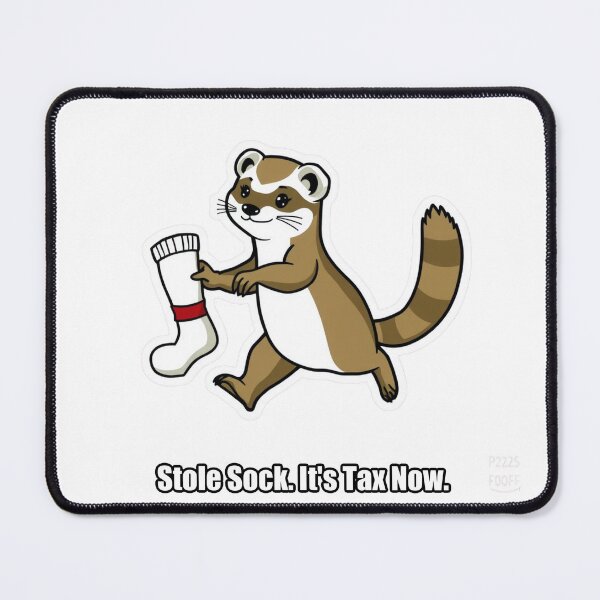 Item preview, Ferret - Stole Sock Its Tax Now - Funny Ferret Gift designed and sold by pawdrops.