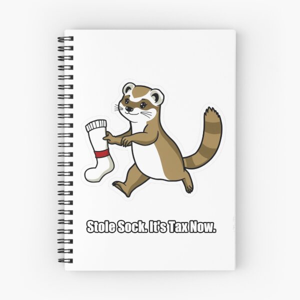 Item preview, Ferret - Stole Sock Its Tax Now - Funny Ferret Gift designed and sold by pawdrops.