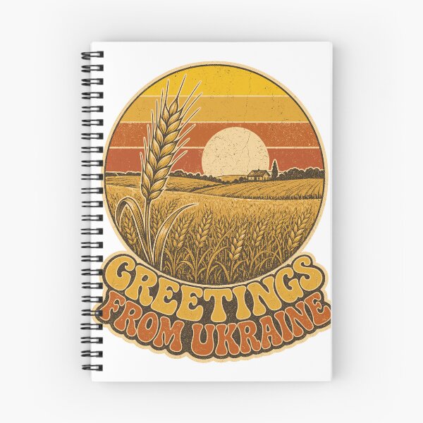 Item preview, Greetings from Ukraine Vintage Wheat Field designed and sold by ML-Media.