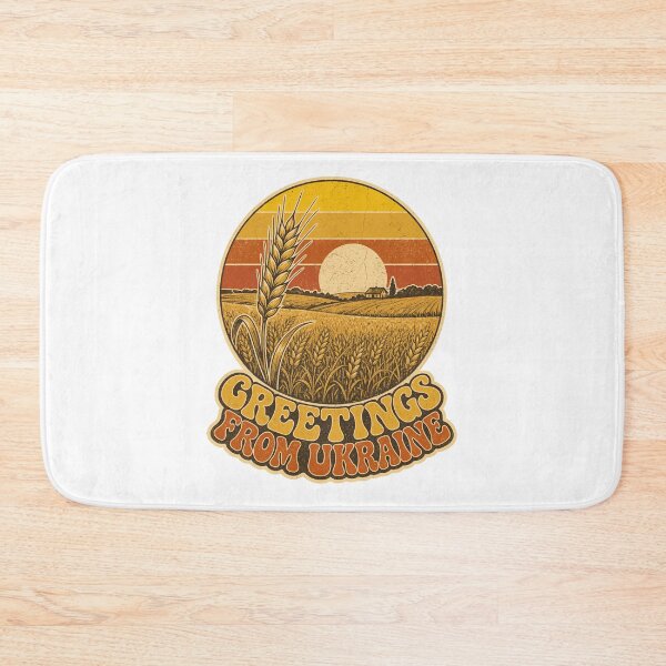 Item preview, Greetings from Ukraine Vintage Wheat Field designed and sold by ML-Media.