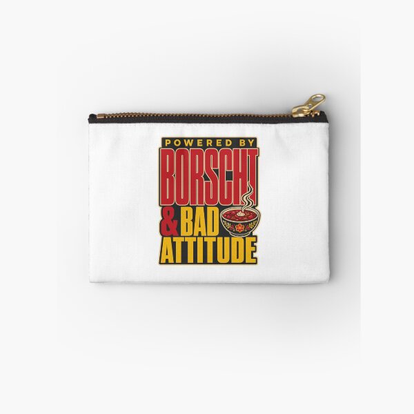 Item preview, Powered by Borscht and Bad Attitude Ukrainian Soup Quote designed and sold by ML-Media.