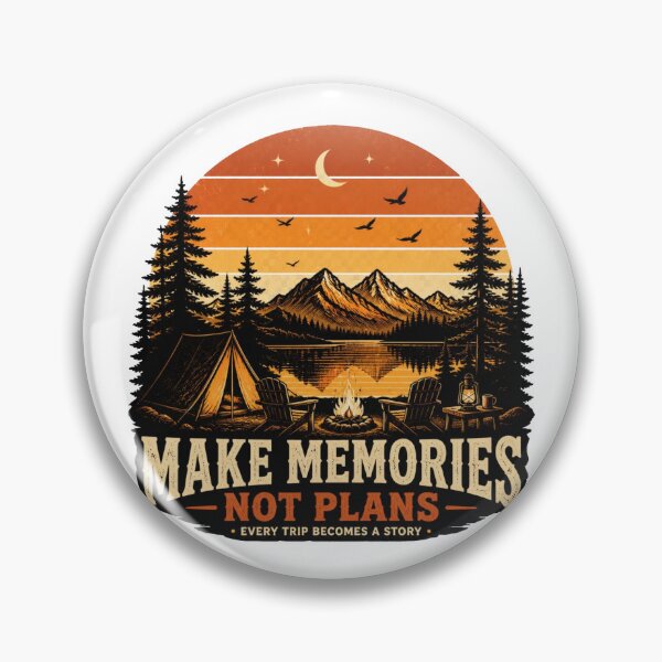Item preview, Make Memories Not Plans Vintage Camping designed and sold by Cavalier-org.