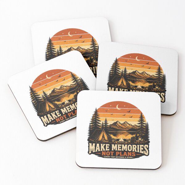 Item preview, Make Memories Not Plans Vintage Camping designed and sold by Cavalier-org.