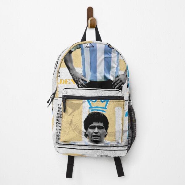 Item preview, The Golden Boy No 10 Sky Blue Retro Football Legend Poster designed and sold by Af-RT10.