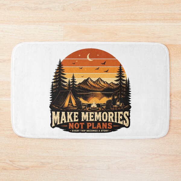 Item preview, Make Memories Not Plans Vintage Camping designed and sold by Cavalier-org.