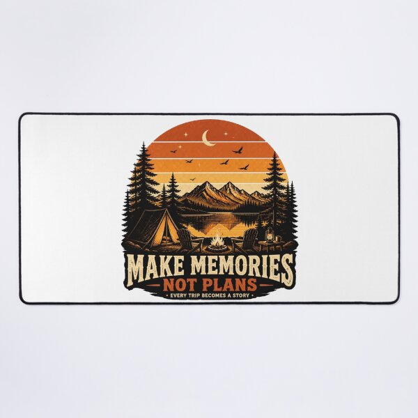 Item preview, Make Memories Not Plans Vintage Camping designed and sold by Cavalier-org.