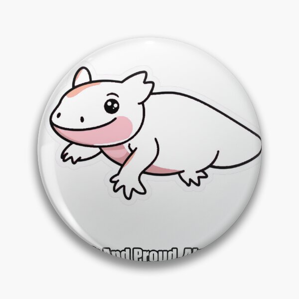 Artikelvorschau, Axolotl – Immer pink und stolz – Lustiges Axolotl-Geschenk entworfen und verkauft von pawdrops.
