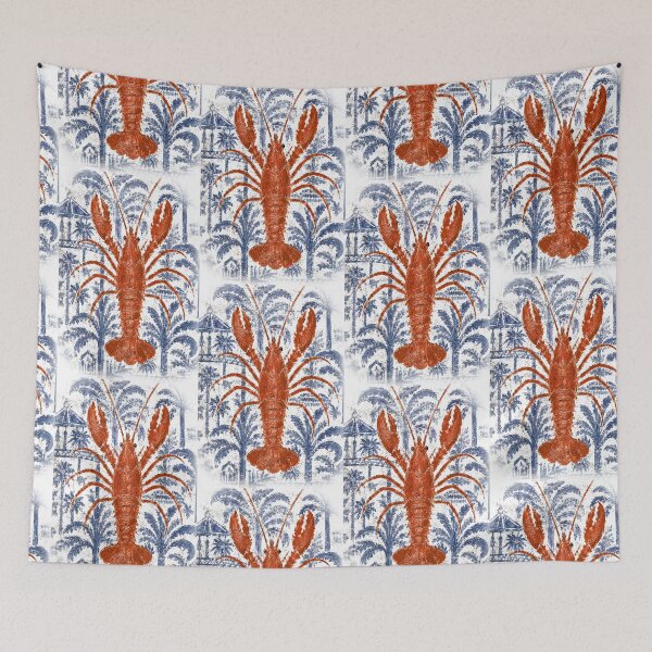 Item preview, Vintage Tropical Lobster | Coastal Nautical Art Print designed and sold by bisha.