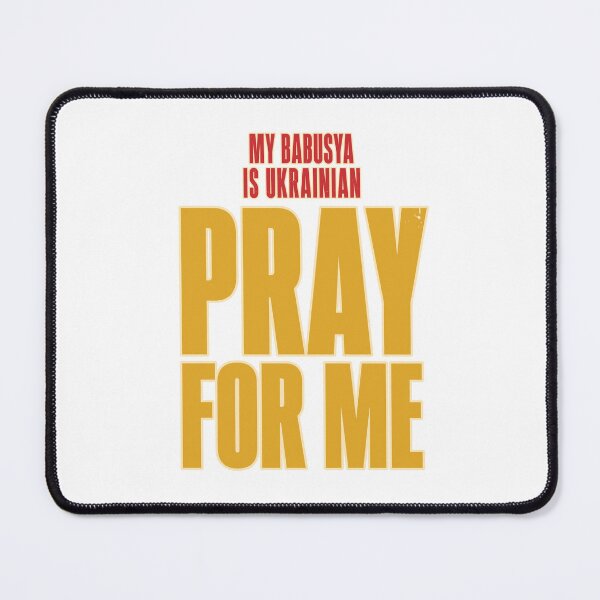 Item preview, My Babusya Is Ukrainian Pray For Me Typography designed and sold by ML-Media.