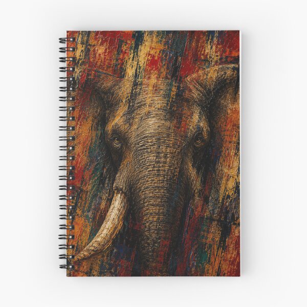 Item preview, African Elephant Charcoal Sketch Textured Portrait designed and sold by Ingorgia Studio.