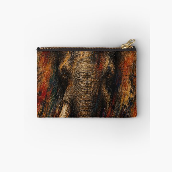 Item preview, African Elephant Charcoal Sketch Textured Portrait designed and sold by Ingorgia Studio.