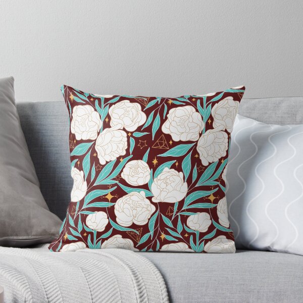 Item preview, Magic Peonies - Rich Brown designed and sold by prynadd / Alena's Magic Patterns.
