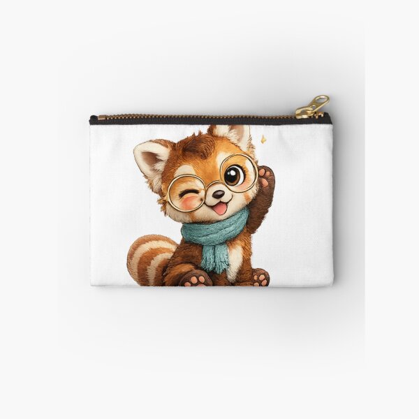 Item preview, red panda with scarf designed and sold by Savnyy.