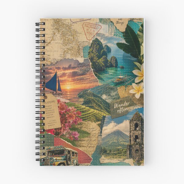 Item preview, Philippines Wanderlust – Surreal Travel Collage Art Design designed and sold by Jandedan.