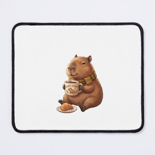 Item preview, Cute Capybara Capyuccino Coffee Stickers designed and sold by VisionGraphic.