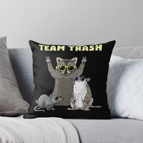 Item preview, Team Trash Opossum Raccoon Rat, Funny Animals Garbage Gang designed and sold by HectorYuTuvm.