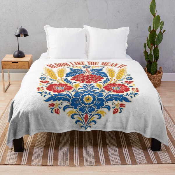 Item preview, Ukrainian Folk Art Bloom Like You Mean It designed and sold by ML-Media.