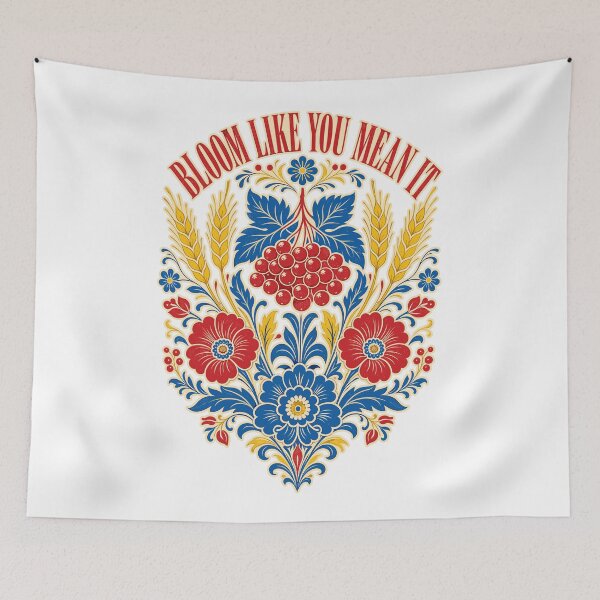 Item preview, Ukrainian Folk Art Bloom Like You Mean It designed and sold by ML-Media.