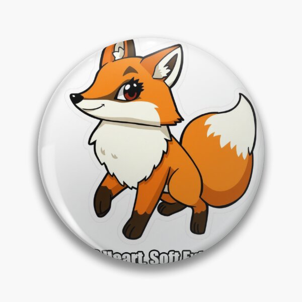 Item preview, Fox - Wild Heart Soft Exterior - Funny Fox Gift designed and sold by pawdrops.