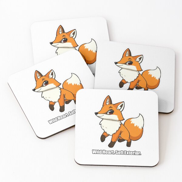 Item preview, Fox - Wild Heart Soft Exterior - Funny Fox Gift designed and sold by pawdrops.