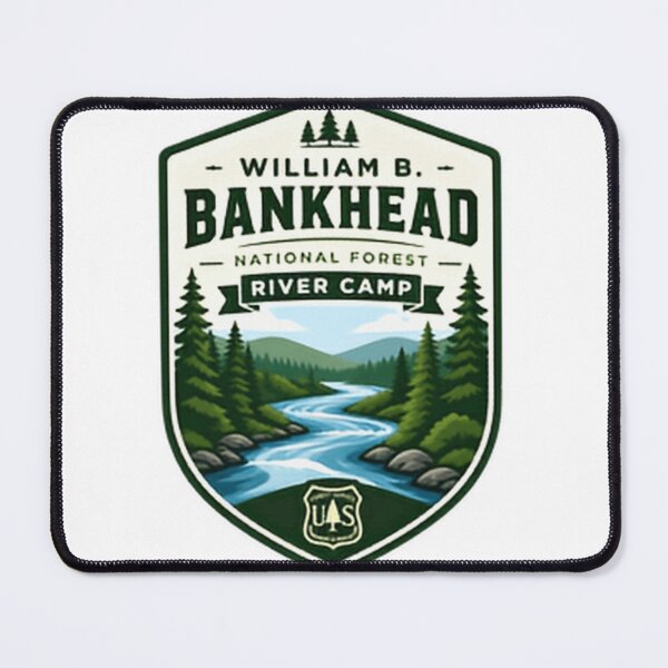 Item preview, William B. Bankhead National Forest River Camp | Alabama Outdoor Adventure Camper designed and sold by Simsimah26Parks.