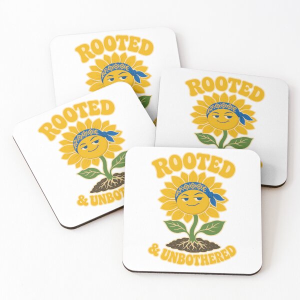 Item preview, Rooted and Unbothered Ukrainian Sunflower designed and sold by ML-Media.
