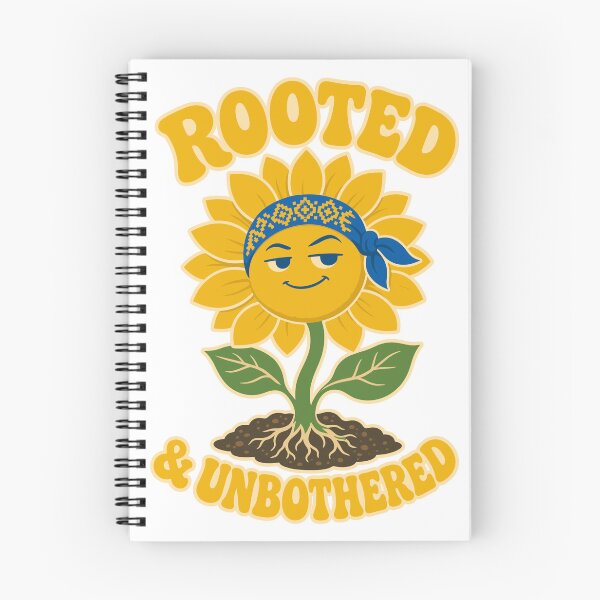 Item preview, Rooted and Unbothered Ukrainian Sunflower designed and sold by ML-Media.