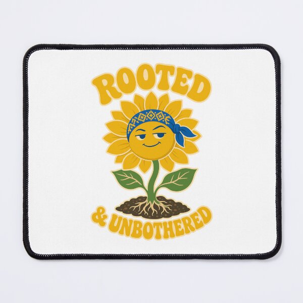 Item preview, Rooted and Unbothered Ukrainian Sunflower designed and sold by ML-Media.