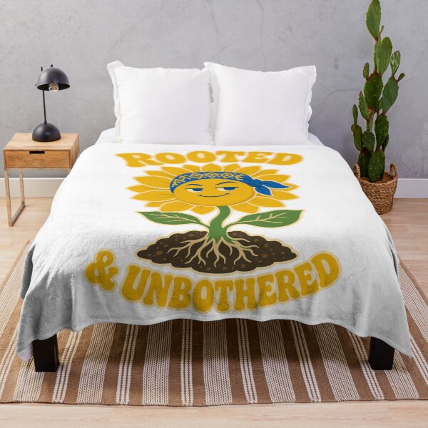 Item preview, Rooted and Unbothered Ukrainian Sunflower designed and sold by ML-Media.