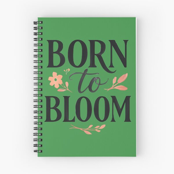 Item preview, Born to Bloom – Feminine Floral Typography | Inspirational Quote Design designed and sold by KAM-KAM-STORE.